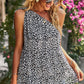 Printed One-Shoulder Tiered Top