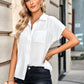 Button Front Short Sleeve Shirt