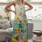 Tie-Dye Spaghetti Strap Jumpsuit with Pockets