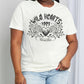 Simply Love Full Size WILD HEARTS 1993 WORLD TOUR Graphic Cotton Tee