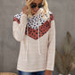 Printed Chevron Raglan Sleeve Hoodie