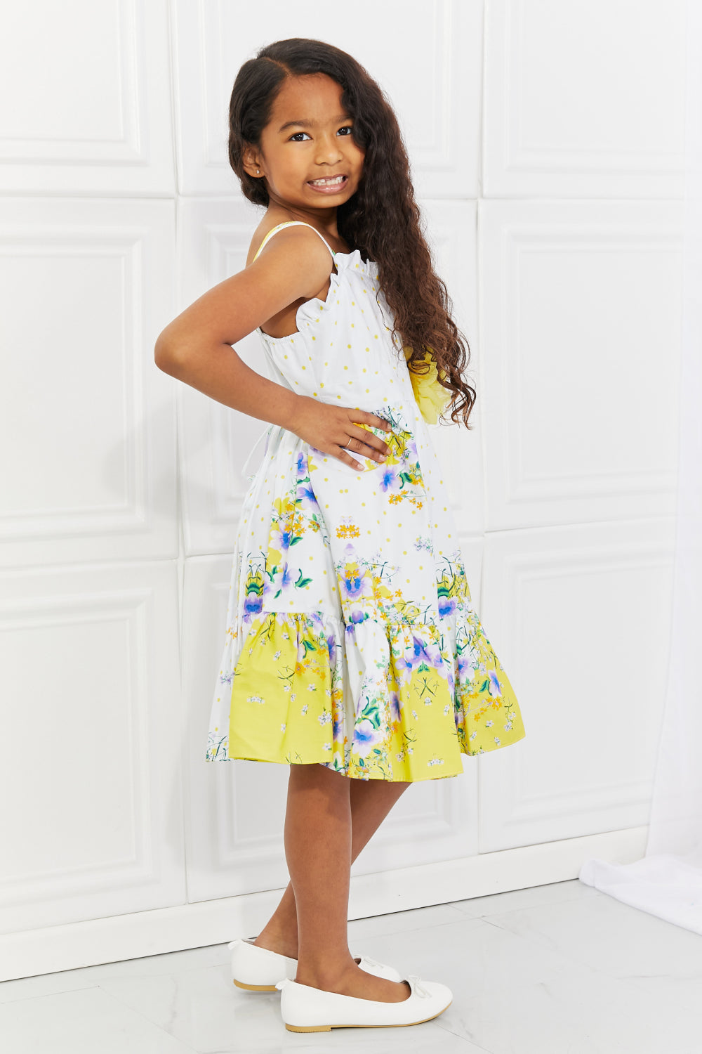 Kid's Dream Smell the Flowers Floral Dress