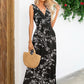 Surplice Neck Sleeveless Maxi Dress
