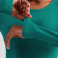 Cross The Finish Line Cropped Sports Top
