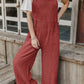 Full Size Wide Leg Front Pocket Jumpsuit