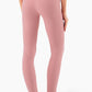 High Waist Seamless Ankle-Length Yoga Leggings