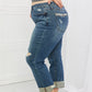 Judy Blue Michelle Full Size Straight Dad Jeans