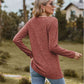 Full Size Ribbed Square Neck Long Sleeve T-Shirt
