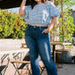 Lovervet Full Size Rebecca Midrise Bootcut Jeans