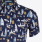 Printed Button-Up Vacation Shirt