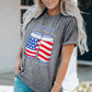 US Flag Graphic Short Sleeve Tee