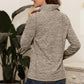 Heathered Quarter-Zip Sweatshirt