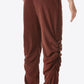 Full Size Ruched Drawstring Waist Pants