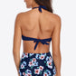 Tie Back Halter Neck One-Piece Swimsuit