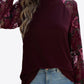 Long Raglan Sleeve Round Neck Tee