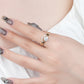 925 Sterling Silver Moissanite Ring