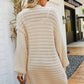 Dropped Shoulder Longline Cardigan with Pockets