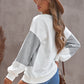 Color Block Quarter-Snap Sweatshirt