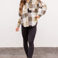 Plaid Brushed Button-Up Shacket