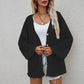Openwork V-Neck Dropped Shoulder Cardigan