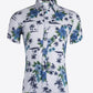 Printed Short Sleeve Collared Vacation Shirt