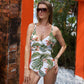 Crisscross Detail One-Piece Swimsuit