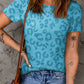Leopard Round Neck Tee
