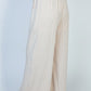 White Birch Finding Myself Full Size Striped Knit Pants in Cream