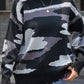 Camouflage Destroyed Hem Sweater