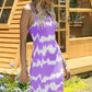 Tie-Dye Spaghetti Strap Dress