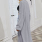 Balloon Sleeve Open Front Duster Cardigan