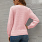 Eyelet Puff Sleeve Sweater