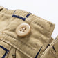 Printed Belted Cargo Shorts