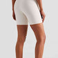 Wide Waistband Sports Shorts