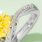1 Carat Moissanite 925 Sterling Silver Twisted Ring