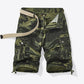 Camouflage Belted Cargo Shorts