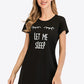 Animal Graphic Round Neck T-Shirt Dress