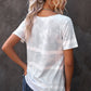 Tie-Dye Henley T-Shirt