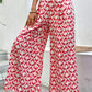 Printed High-Waist Culottes