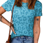 Leopard Round Neck Tee