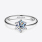 Wonderful Life 1 Carat Moissanite Platinum-Plated Ring