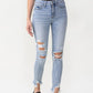 Lovervet Full Size Lauren Distressed High Rise Skinny Jeans