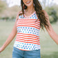 Stars and Stripes Round Neck Tank