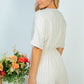 White Birch Just Can't Wait Full Size Striped Romper
