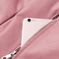 Buckle Detail Zip Up PU Leather Jacket