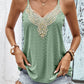 Contrast Eyelet Cami Top