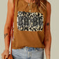 Leopard BABE Graphic Tank
