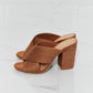 Qupid Pier Walk Jute Block Heel Slide