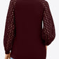 Long Raglan Sleeve Round Neck Tee