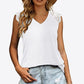 Spliced Lace Curved Hem Blouse